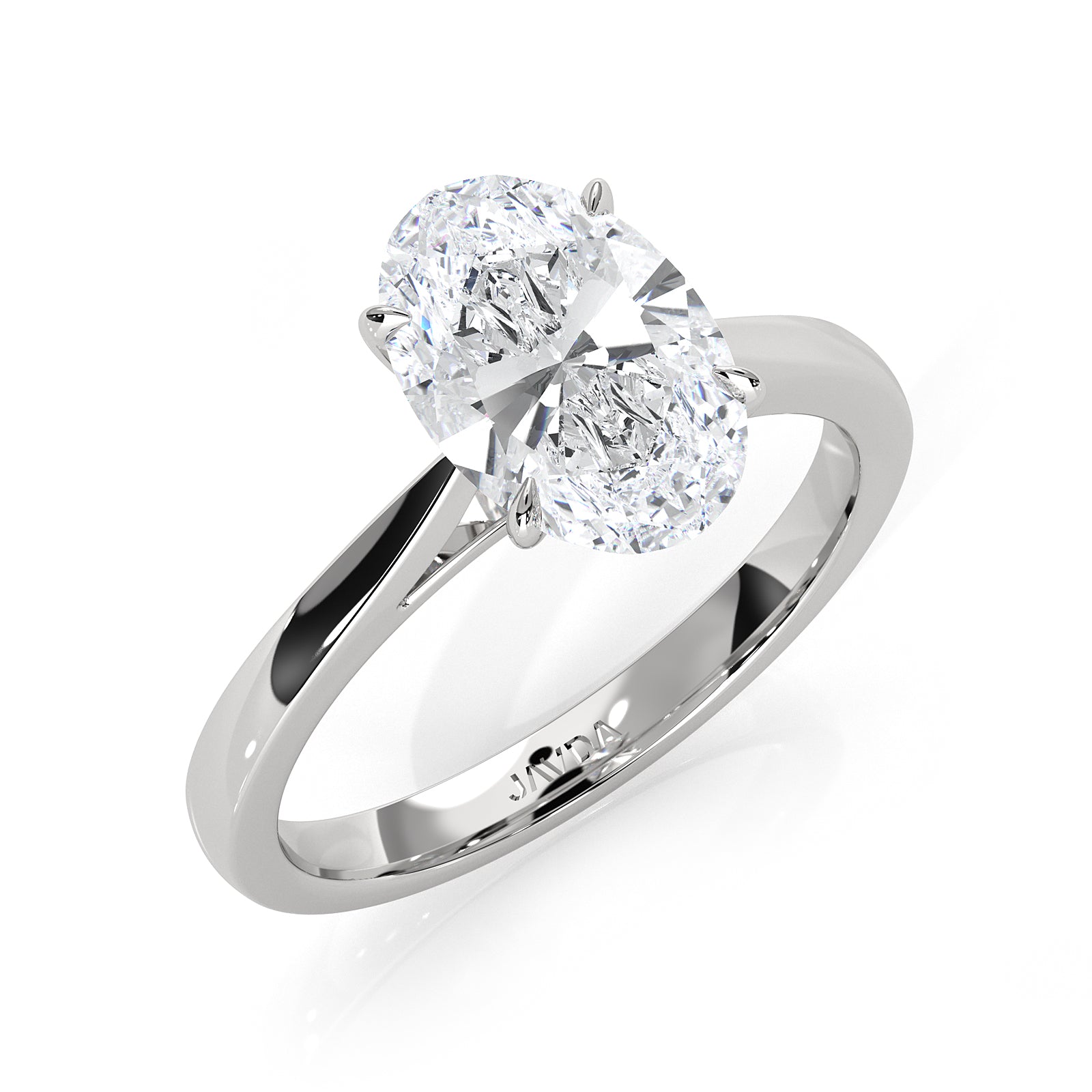 4.5g Princess Prong Setting Lab Grown Diamond Engagement Solitaire Ring IGI Certified 1.00 Ctw.